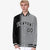 Custom Gray Black Pinstripe Black-White Gradient Fashion Varsity Full-Snap Jacket