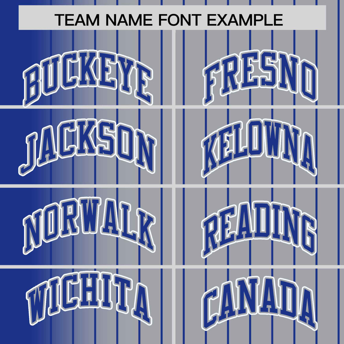 Custom Gray Royal Blue Pinstripe Royal Blue-White Gradient Fashion Varsity Full-Snap Jacket