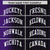 Custom Black Purple Pinstripe White-Purple Gradient Fashion Varsity Full-Snap Jacket