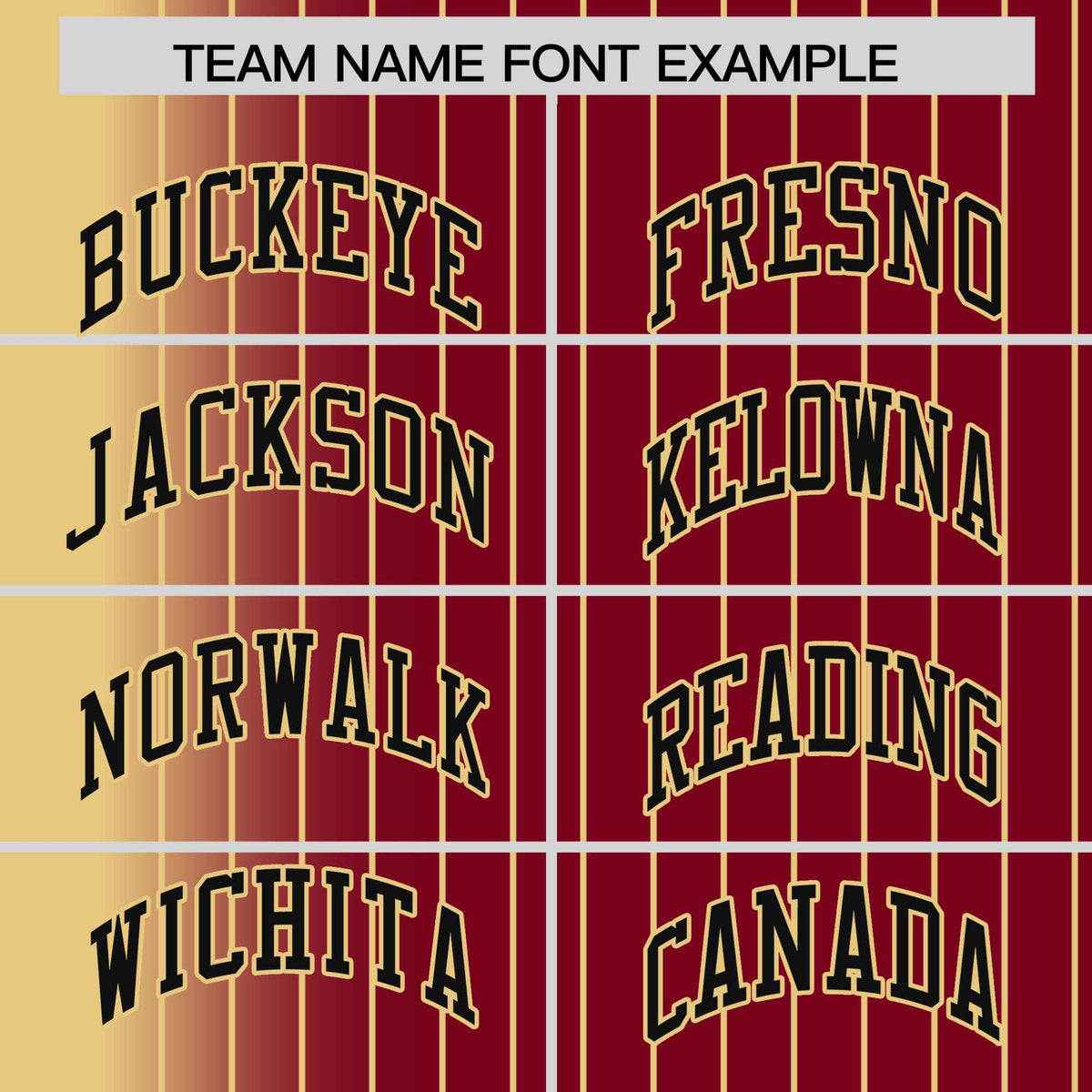 Custom Crimson Khaki Pinstripe Black-Khaki Gradient Fashion Varsity Full-Snap Jacket