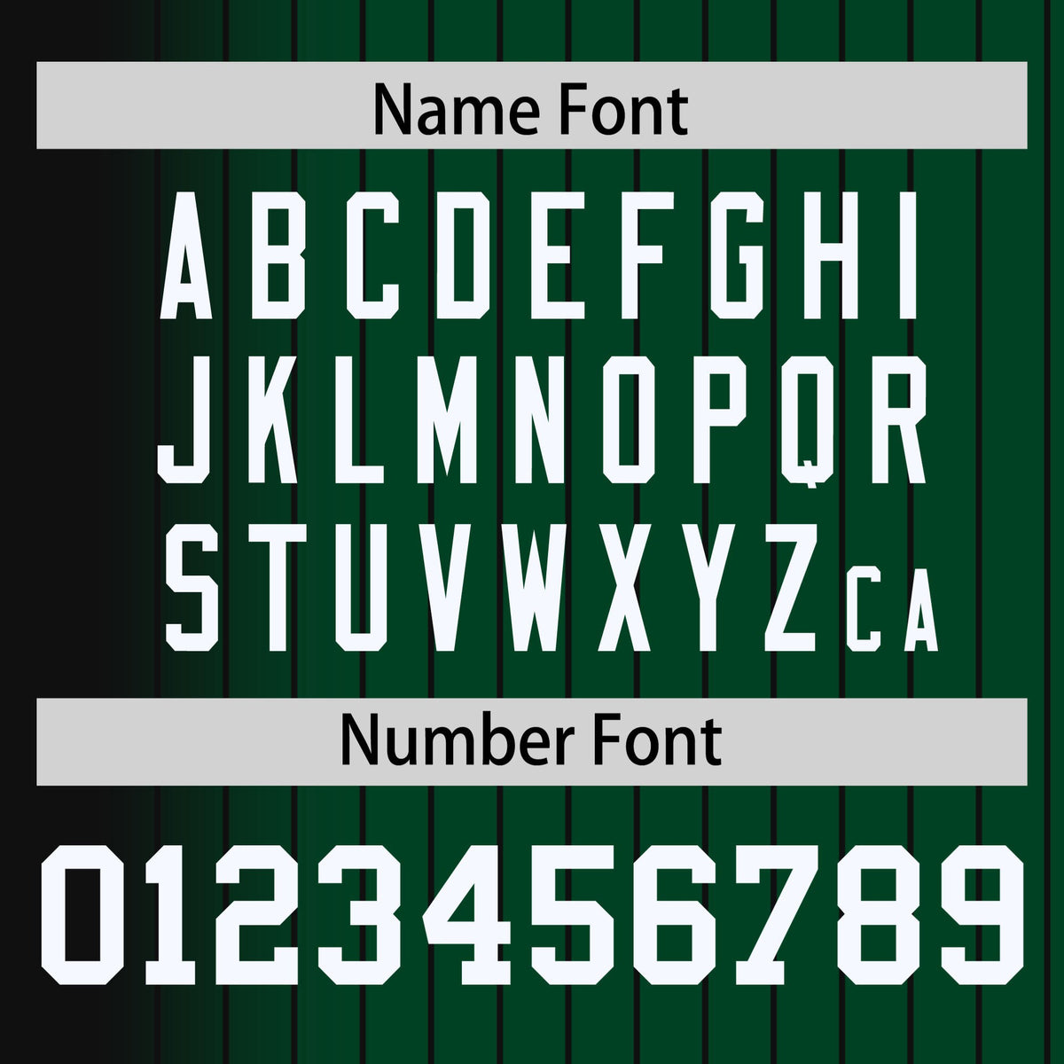 Custom Green Black Pinstripe White-Black Gradient Fashion Varsity Full-Snap Jacket