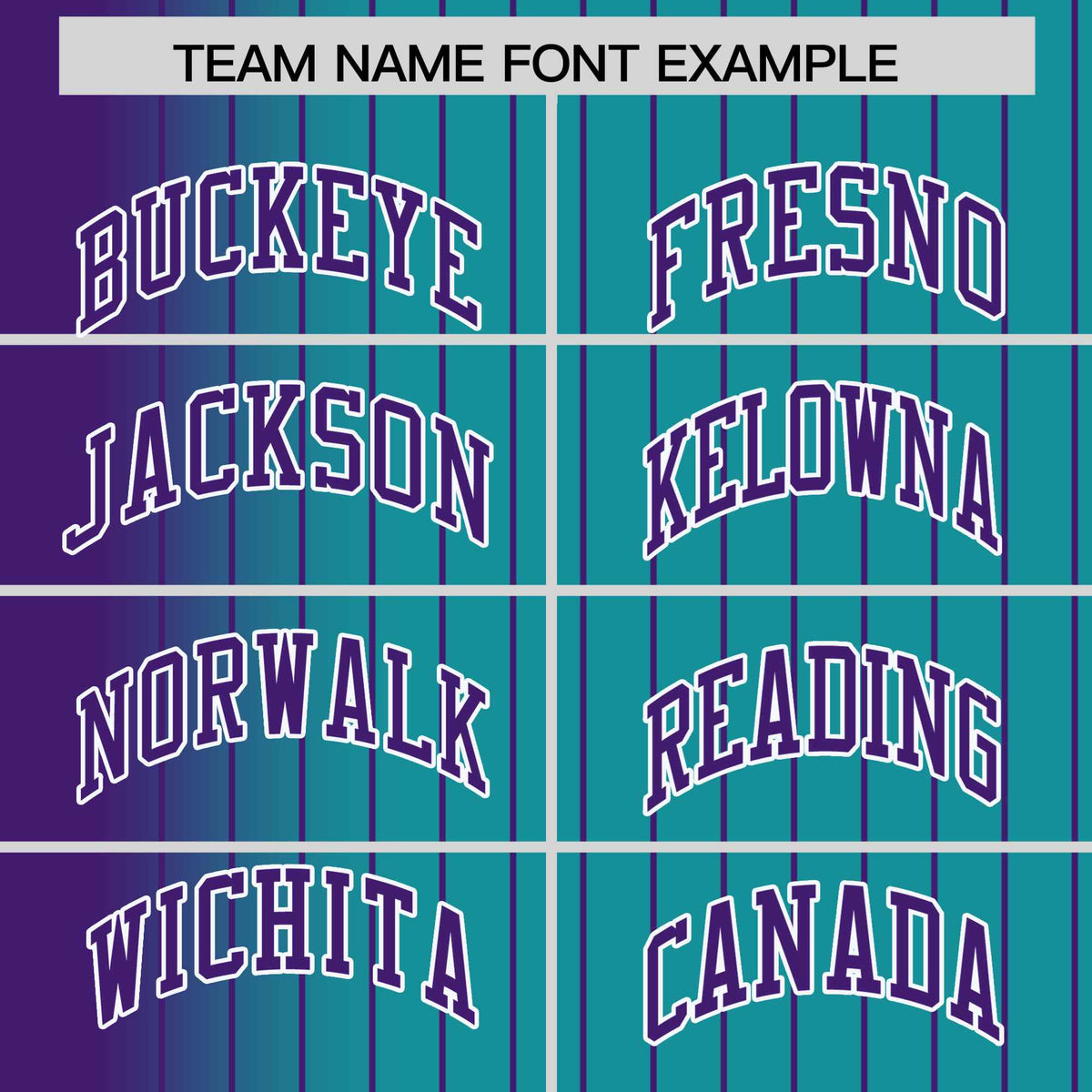 Custom Aqua Purple Pinstripe White-Purple Gradient Fashion Varsity Full-Snap Jacket