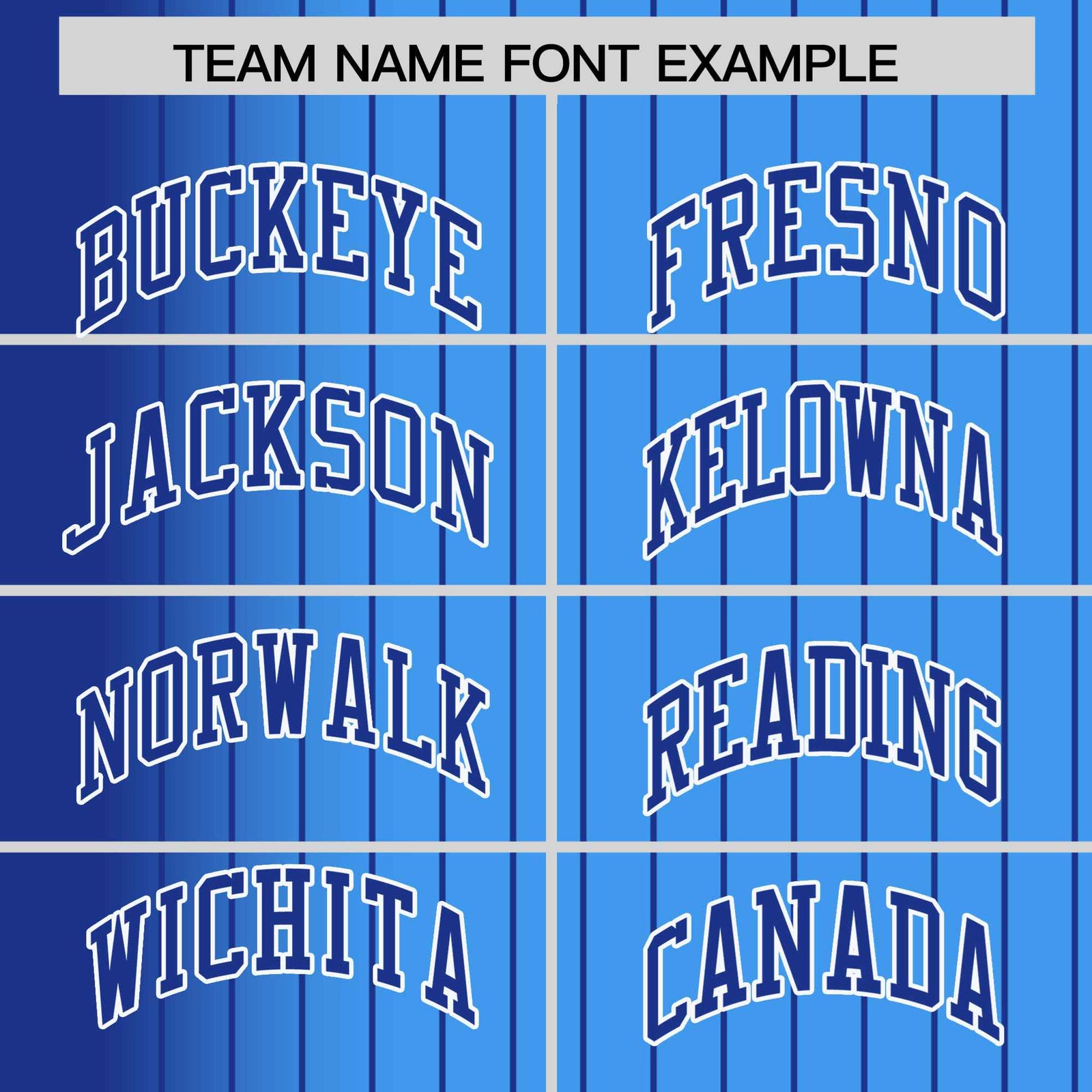 Custom Powder Blue Royal-Blue Pinstripe White-Royal Blue Gradient Fashion Varsity Full-Snap Jacket