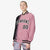 Custom Light Pink Black Pinstripe White-Black Gradient Fashion Varsity Full-Snap Jacket