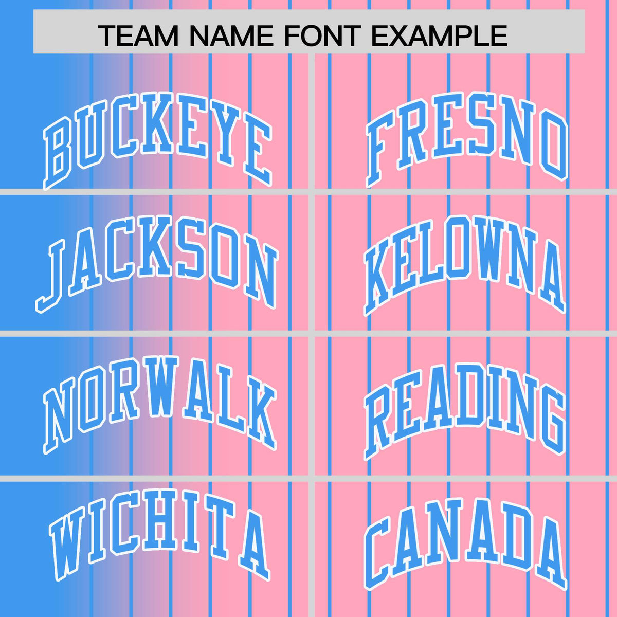 Custom Light Pink Powder-Blue Pinstripe White-Powder Blue Gradient Fashion Varsity Full-Snap Jacket