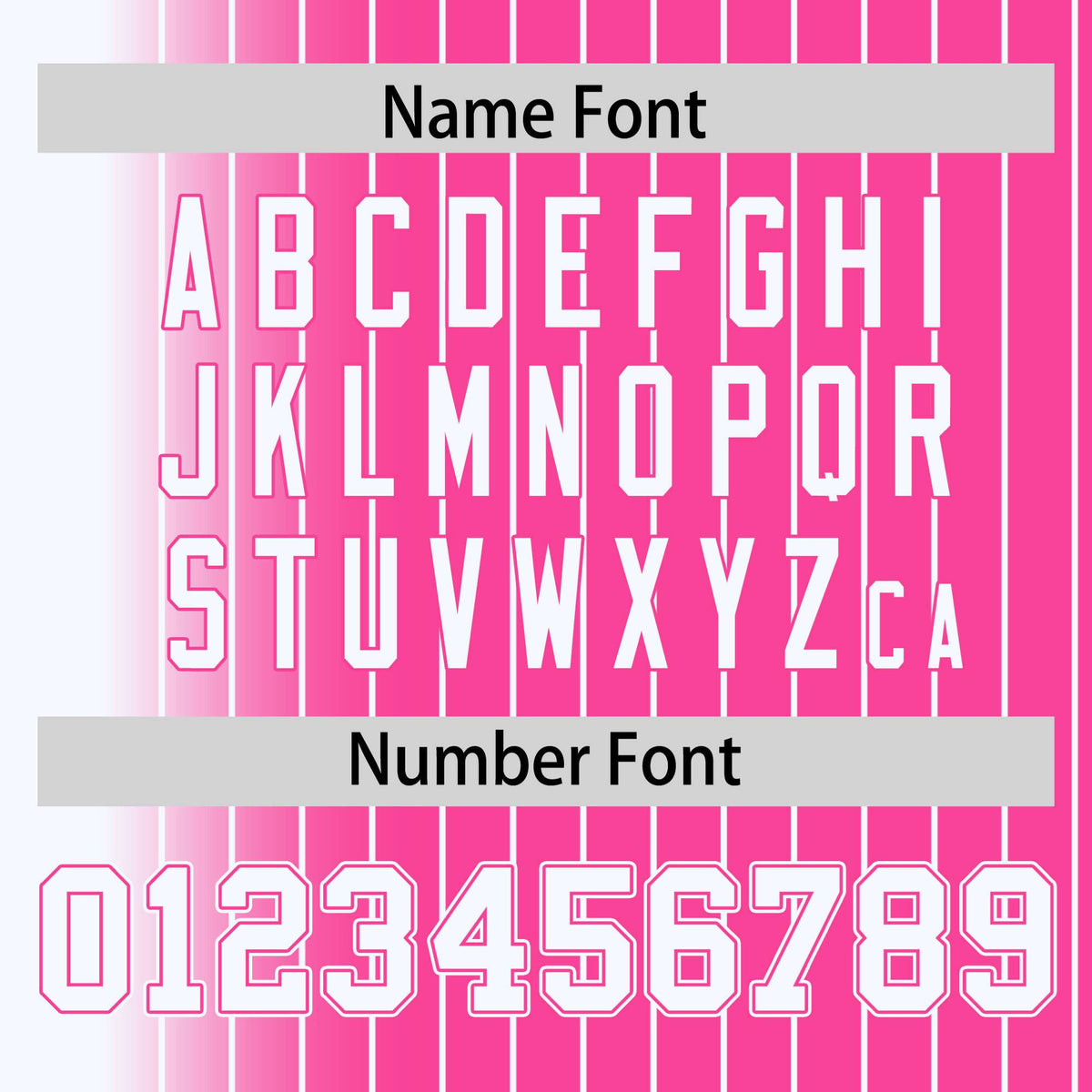 Custom Pink White Pinstripe Pink-White Gradient Fashion Varsity Full-Snap Jacket