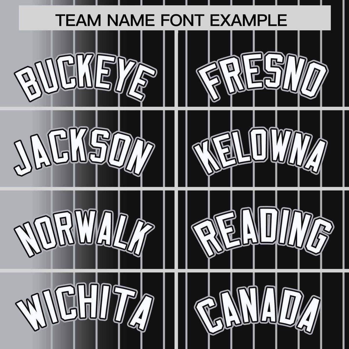 Custom Black Gray Pinstripe White-Gray Gradient Fashion Varsity Full-Snap Jacket