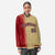 Custom Old Gold Red Pinstripe Navy-Red Gradient Fashion Varsity Full-Snap Jacket