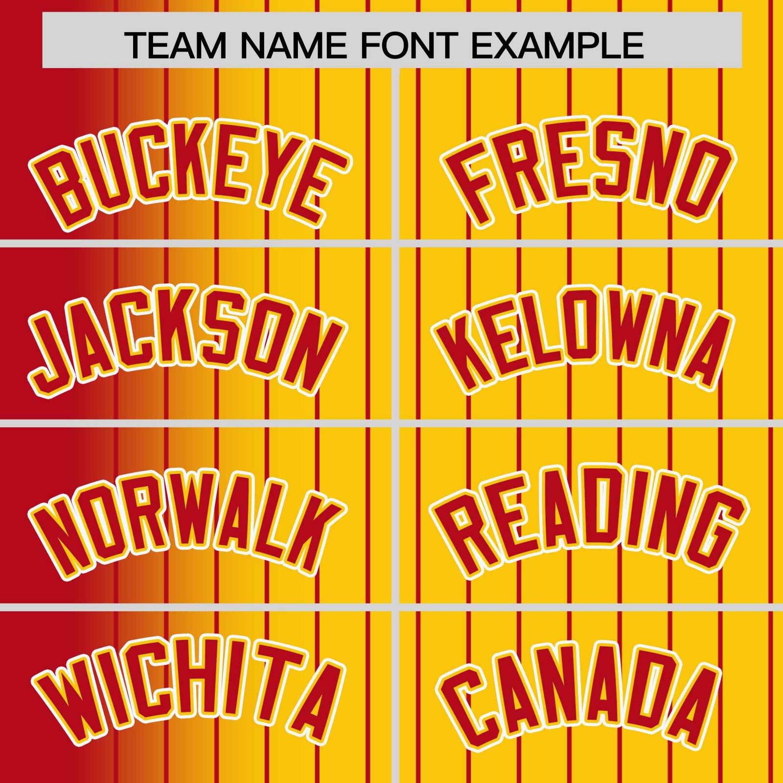 Custom Gold Red Pinstripe White-Red Gradient Fashion Varsity Full-Snap Jacket