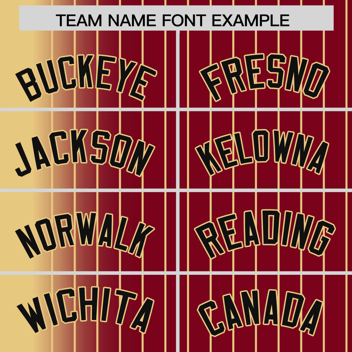 Custom Crimson Khaki Pinstripe Black-Khaki Gradient Fashion Varsity Full-Snap Jacket