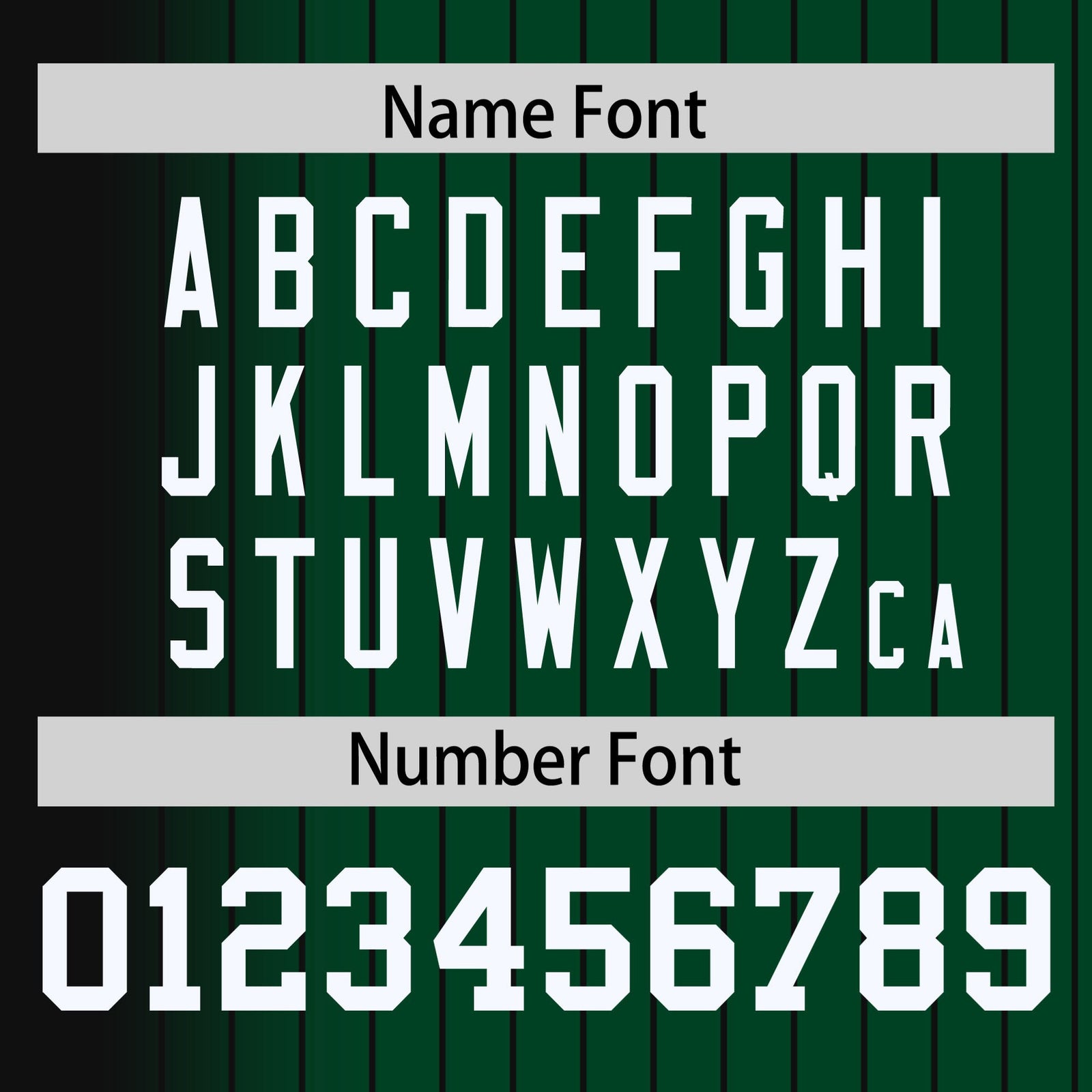 Custom Green Black Pinstripe White-Black Gradient Fashion Varsity Full-Snap Jacket