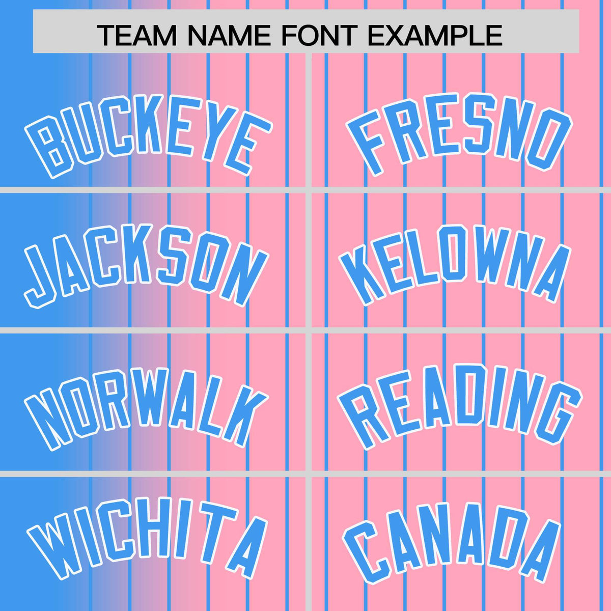 Custom Light Pink Powder-Blue Pinstripe White-Powder Blue Gradient Fashion Varsity Full-Snap Jacket