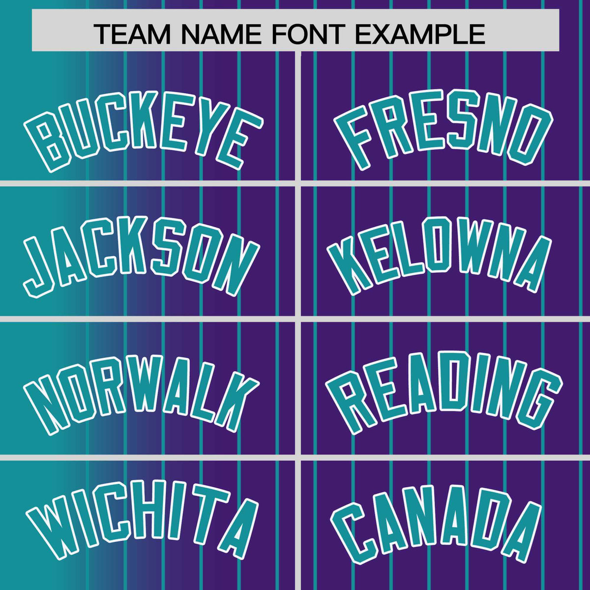 Custom Purple Aqua Pinstripe White-Aqua Gradient Fashion Varsity Full-Snap Jacket