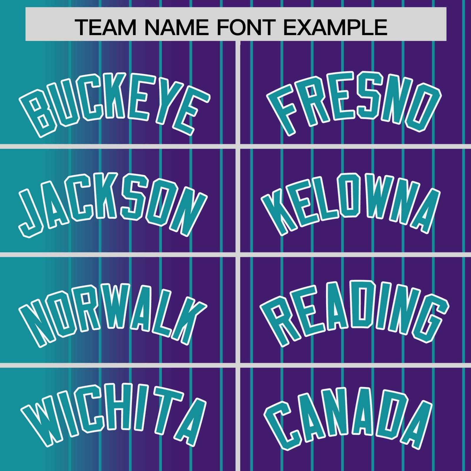 Custom Purple Aqua Pinstripe White-Aqua Gradient Fashion Varsity Full-Snap Jacket