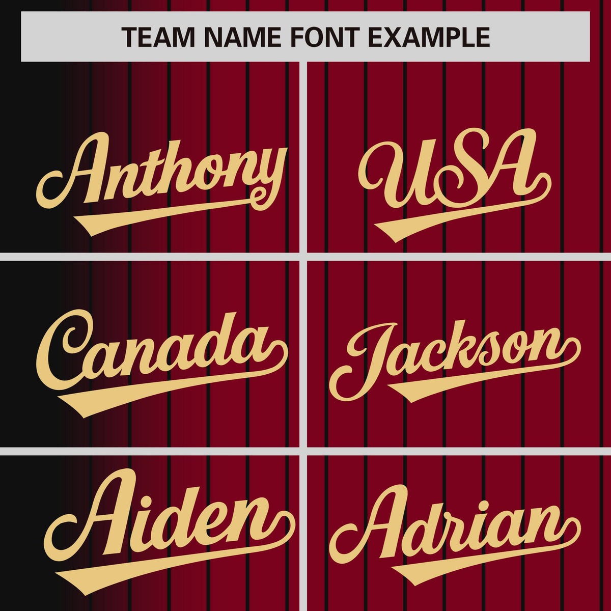 Custom Crimson Black Pinstripe Old Gold-Black Gradient Fashion Varsity Full-Snap Jacket