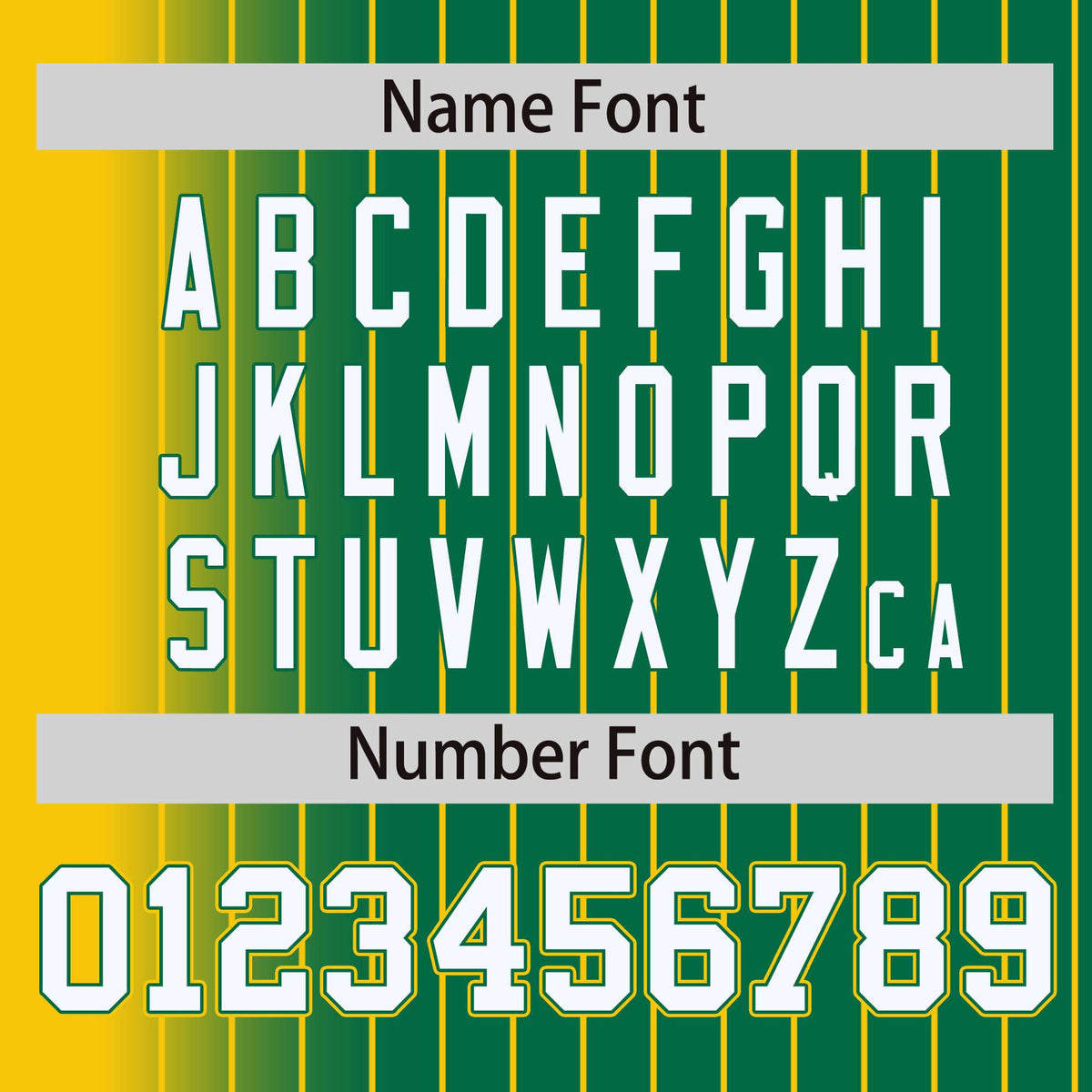 Custom Kelly Green Gold Pinstripe White-Gold Gradient Fashion Varsity Full-Snap Jacket