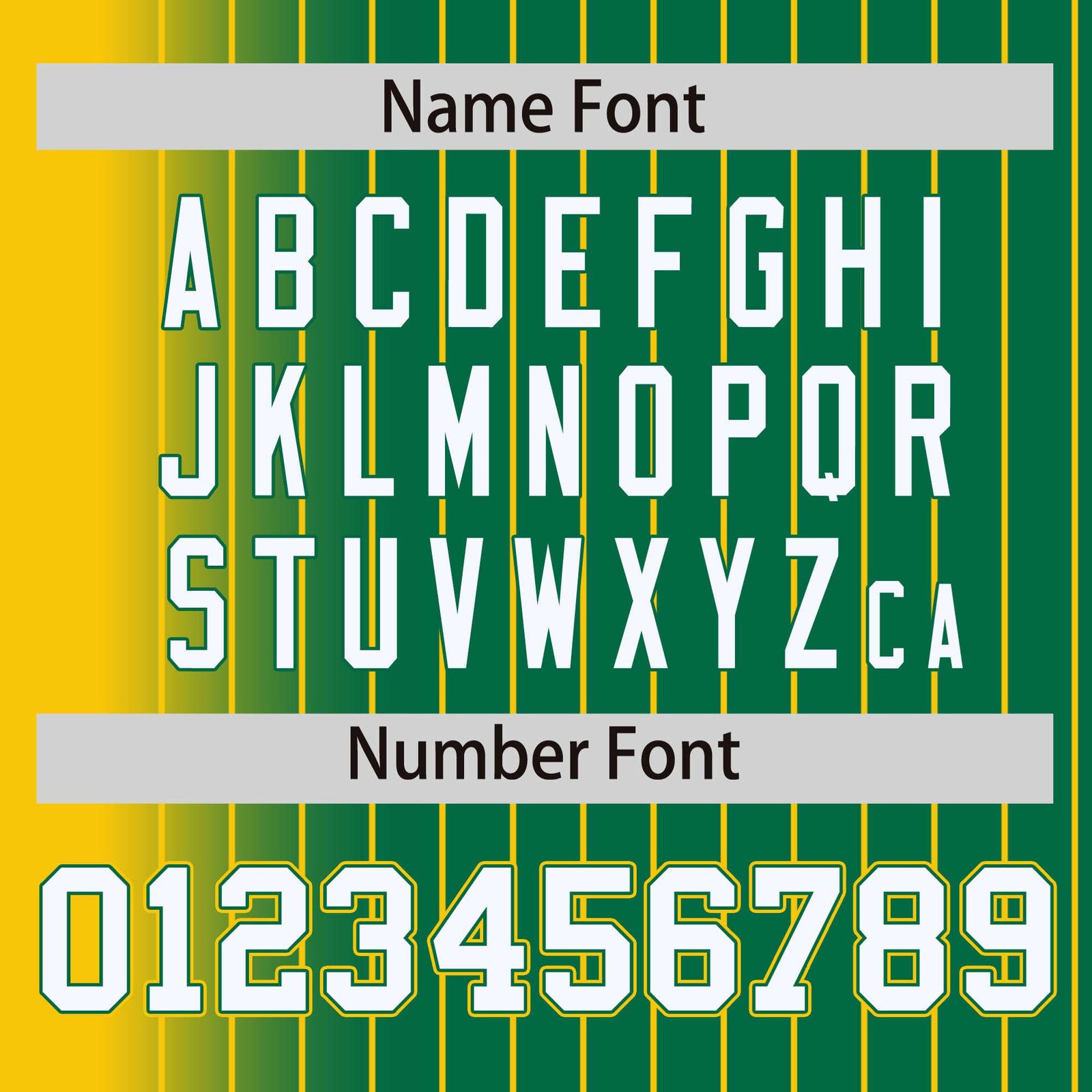 Custom Kelly Green Gold Pinstripe White-Gold Gradient Fashion Varsity Full-Snap Jacket