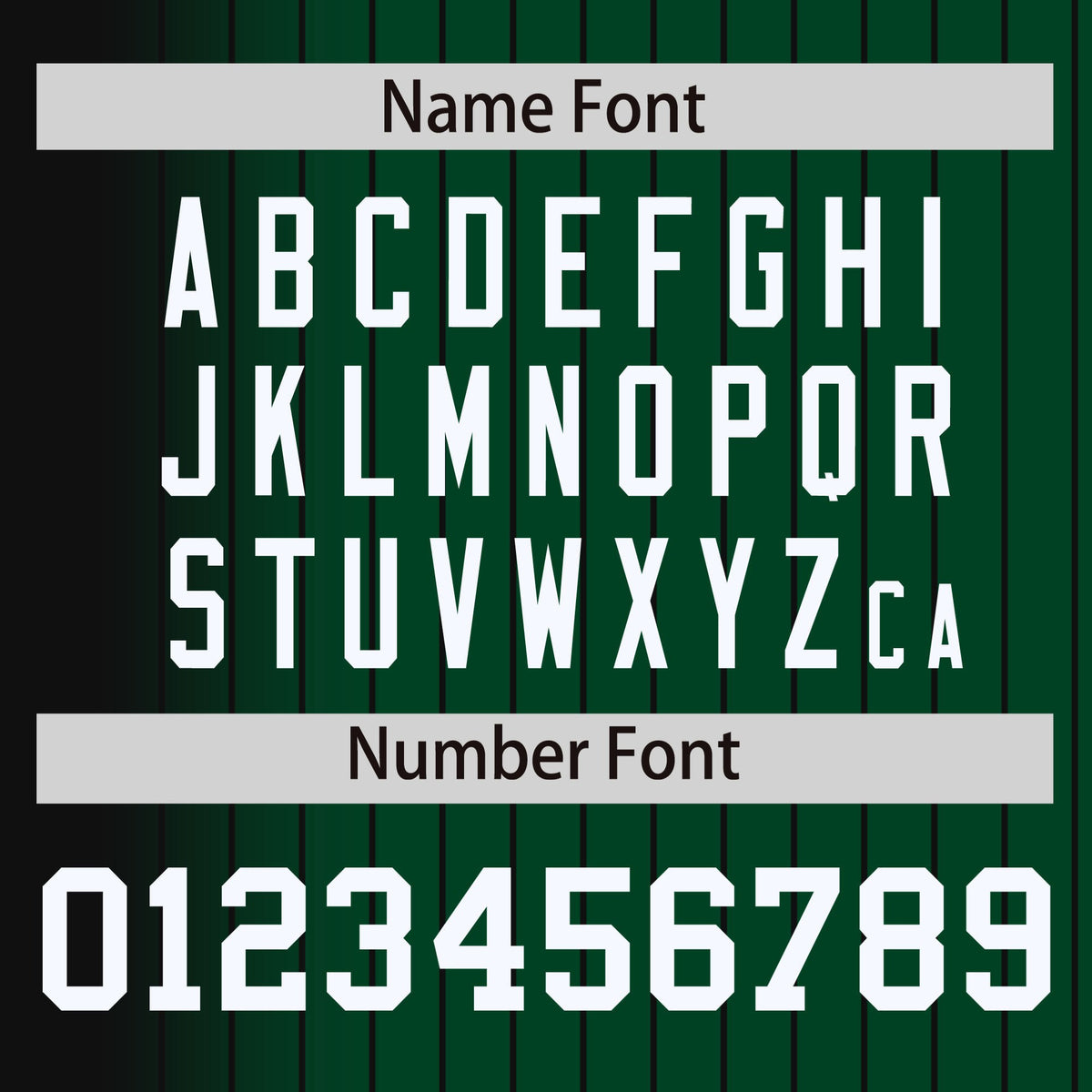 Custom Green Black Pinstripe White-Black Gradient Fashion Varsity Full-Snap Jacket