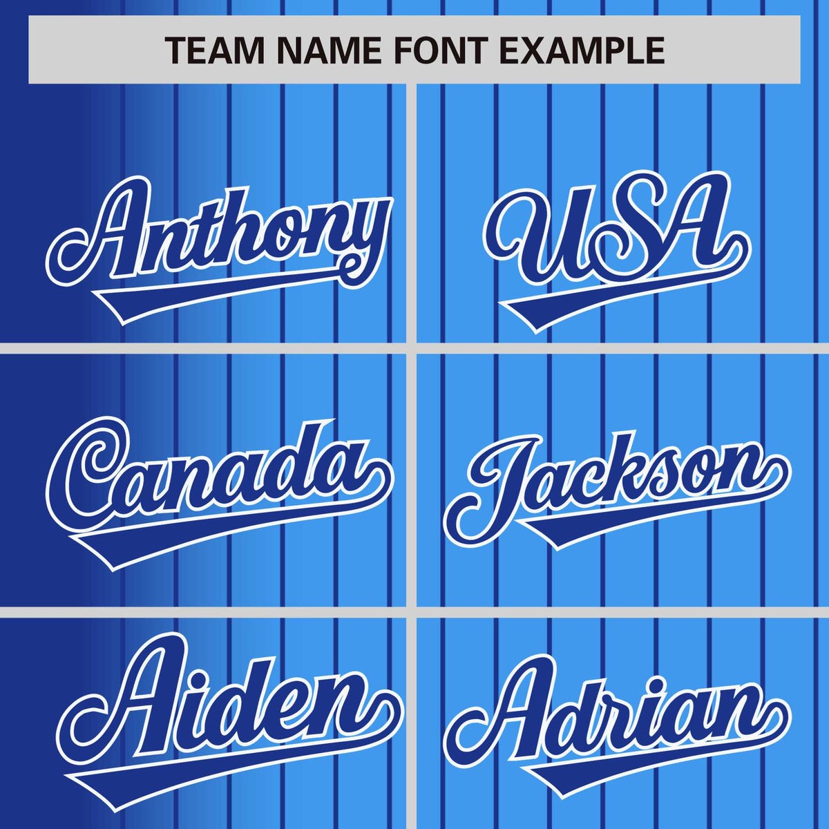 Custom Powder Blue Royal-Blue Pinstripe White-Royal Blue Gradient Fashion Varsity Full-Snap Jacket