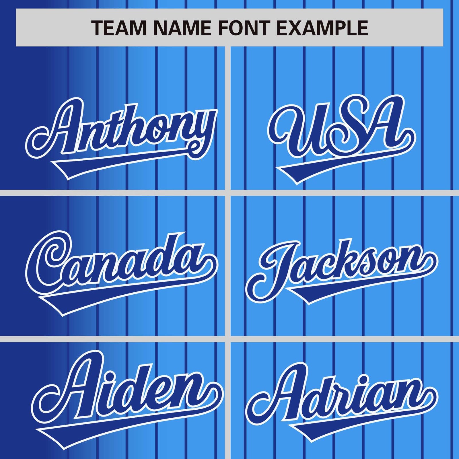 Custom Powder Blue Royal-Blue Pinstripe White-Royal Blue Gradient Fashion Varsity Full-Snap Jacket