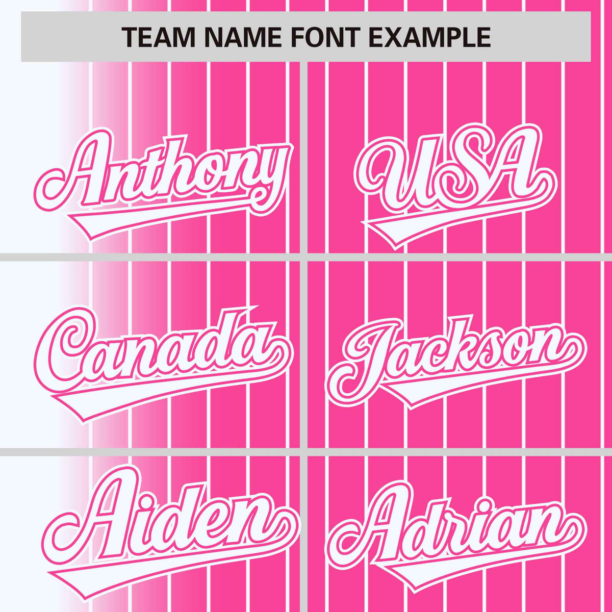 Custom Pink White Pinstripe Pink-White Gradient Fashion Varsity Full-Snap Jacket