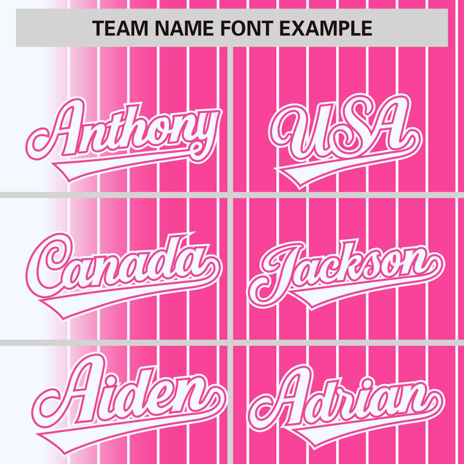 Custom Pink White Pinstripe Pink-White Gradient Fashion Varsity Full-Snap Jacket