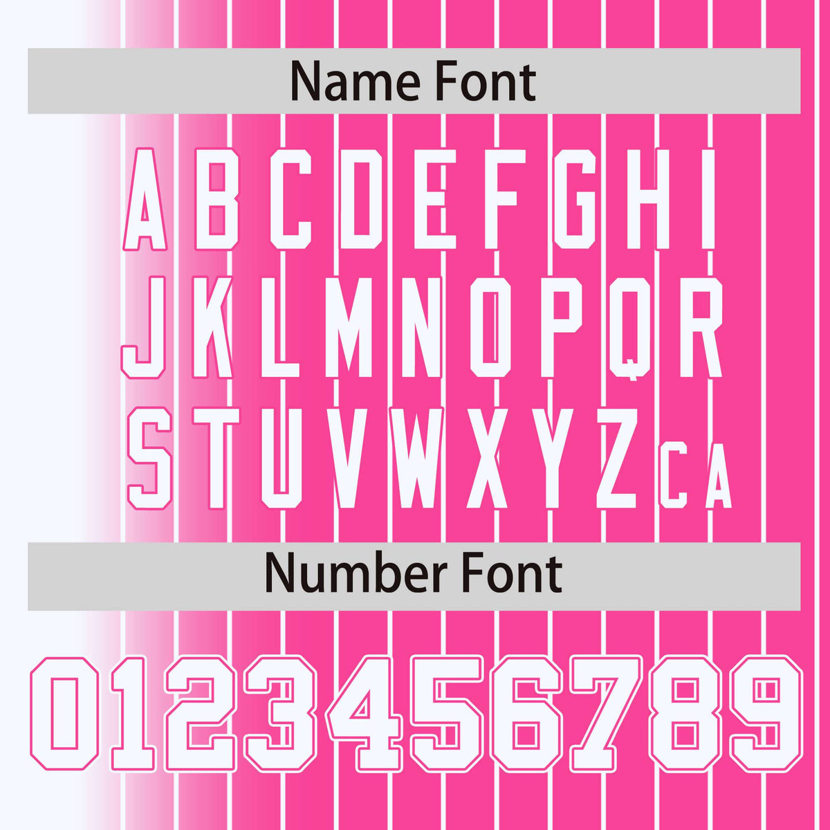 Custom Pink White Pinstripe Pink-White Gradient Fashion Varsity Full-Snap Jacket