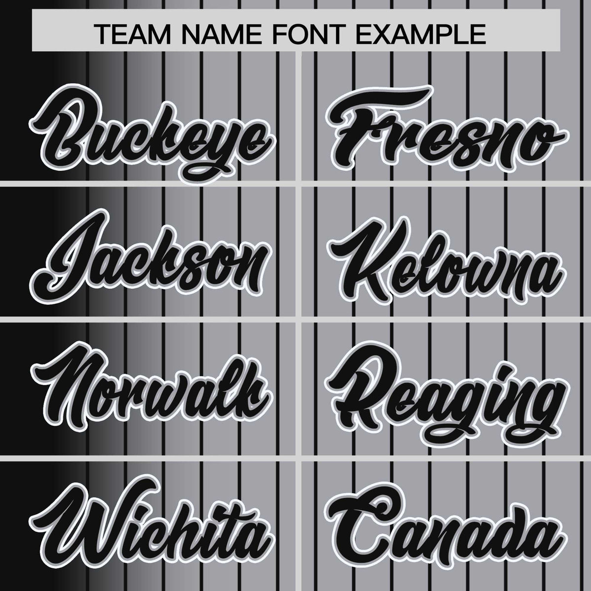 Custom Gray Black Pinstripe Black-White Gradient Fashion Varsity Full-Snap Jacket