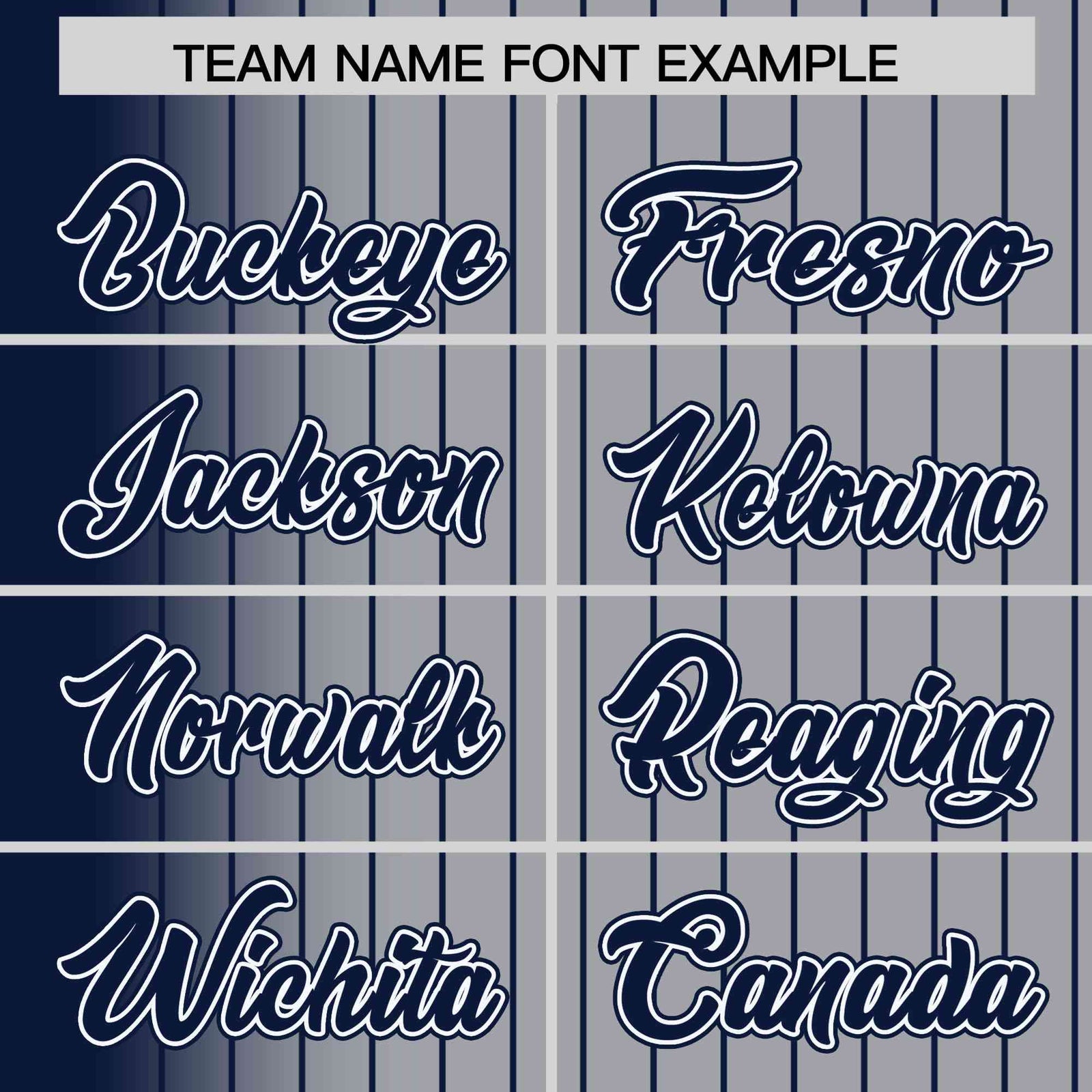 Custom Gray Navy Pinstripe Navy-White Gradient Fashion Varsity Full-Snap Jacket