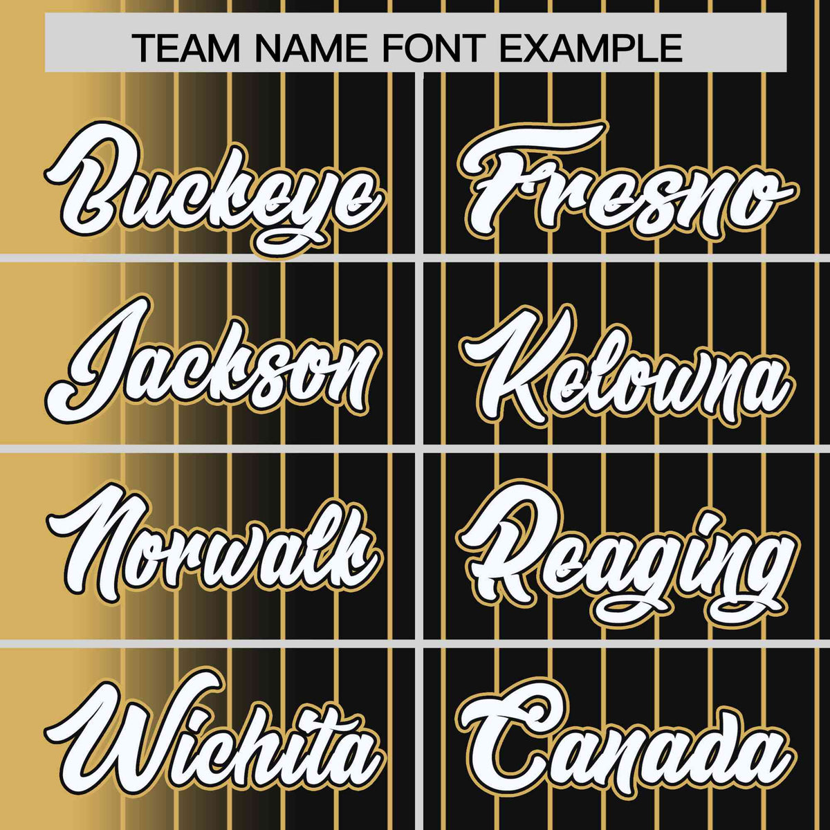 Custom Black Old-Gold Pinstripe White-Old Gold Gradient Fashion Varsity Full-Snap Jacket