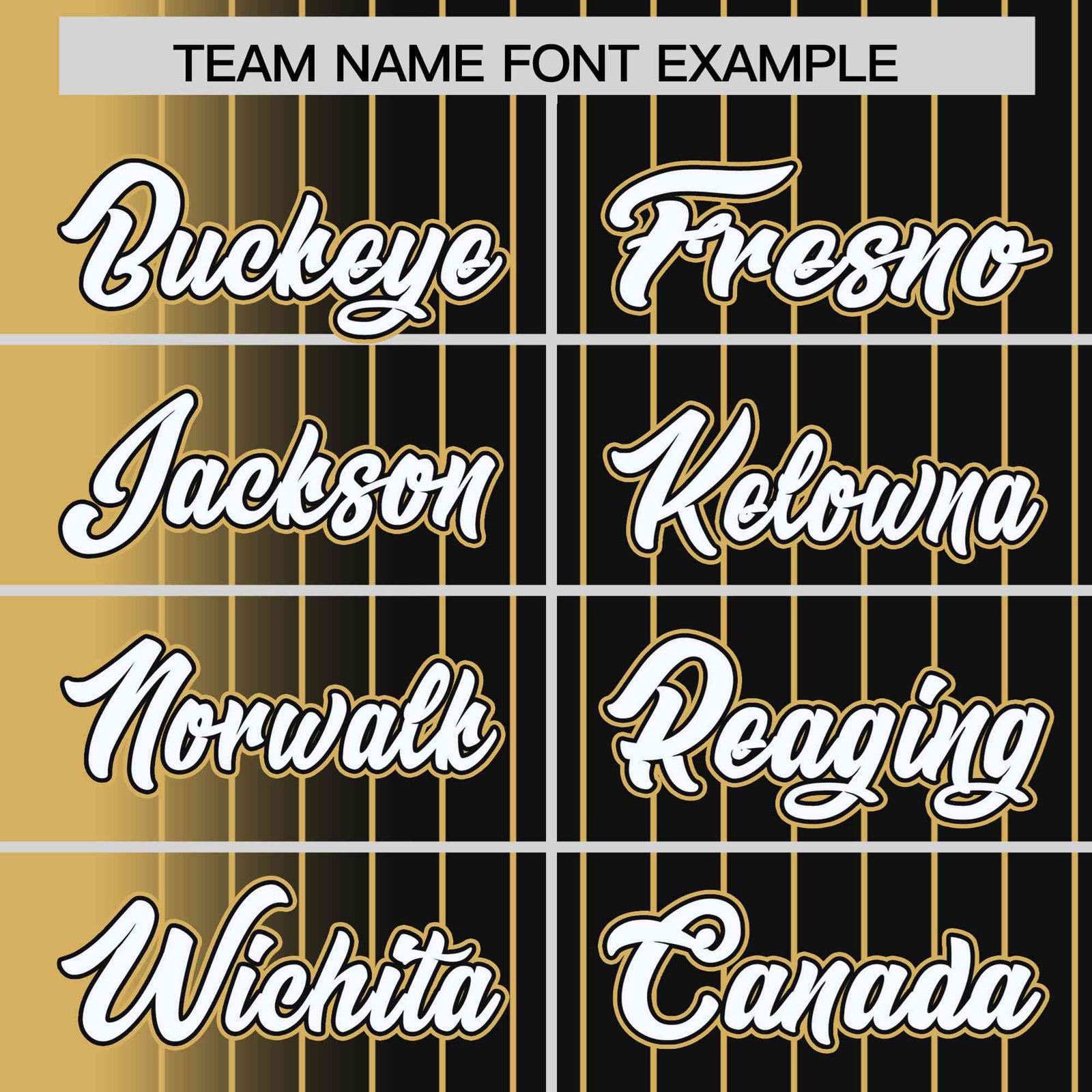 Custom Black Old-Gold Pinstripe White-Old Gold Gradient Fashion Varsity Full-Snap Jacket