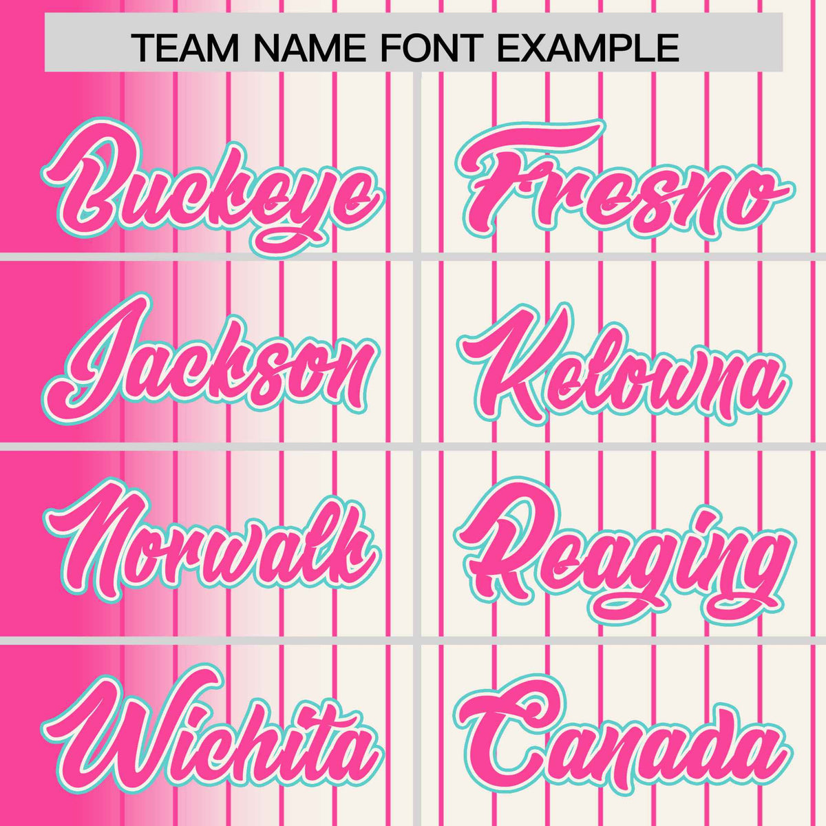 Custom Cream Pink Pinstripe Aqua-Pink Gradient Fashion Varsity Full-Snap Jacket