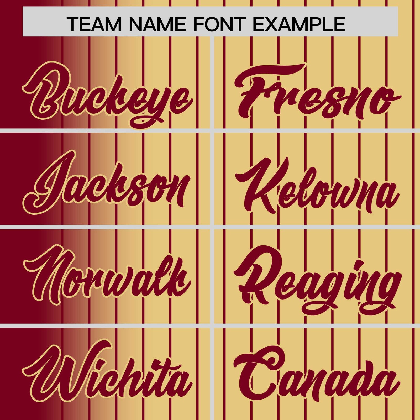 Custom Old Gold Crimson Pinstripe Old Gold-Crimson Gradient Fashion Varsity Full-Snap Jacket