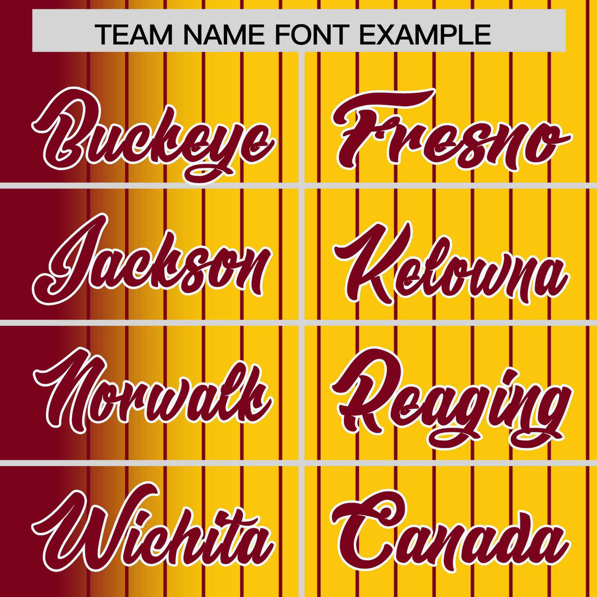 Custom Gold Crimson Pinstripe White-Crimson Gradient Fashion Varsity Full-Snap Jacket