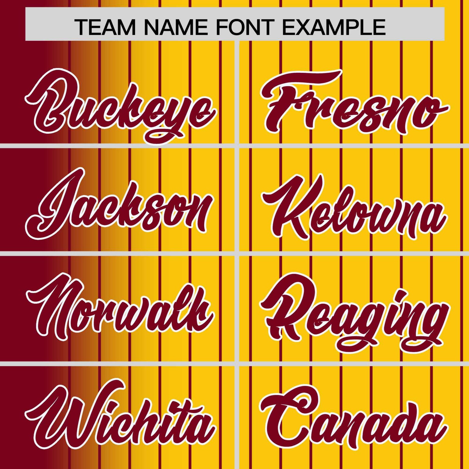 Custom Gold Crimson Pinstripe White-Crimson Gradient Fashion Varsity Full-Snap Jacket