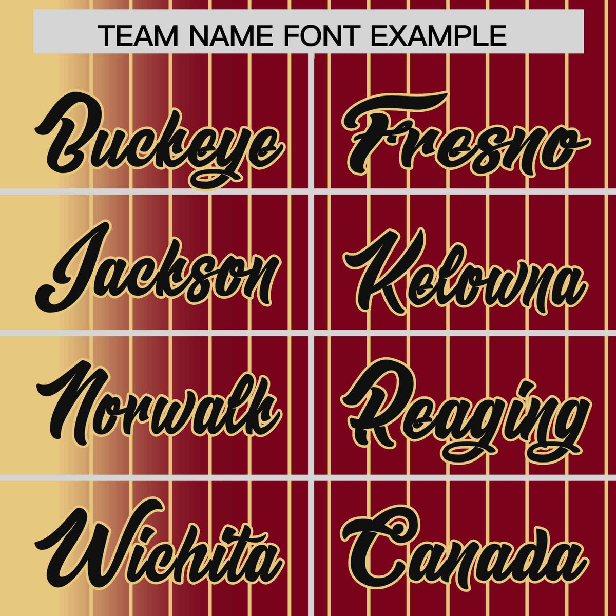 Custom Crimson Khaki Pinstripe Black-Khaki Gradient Fashion Varsity Full-Snap Jacket