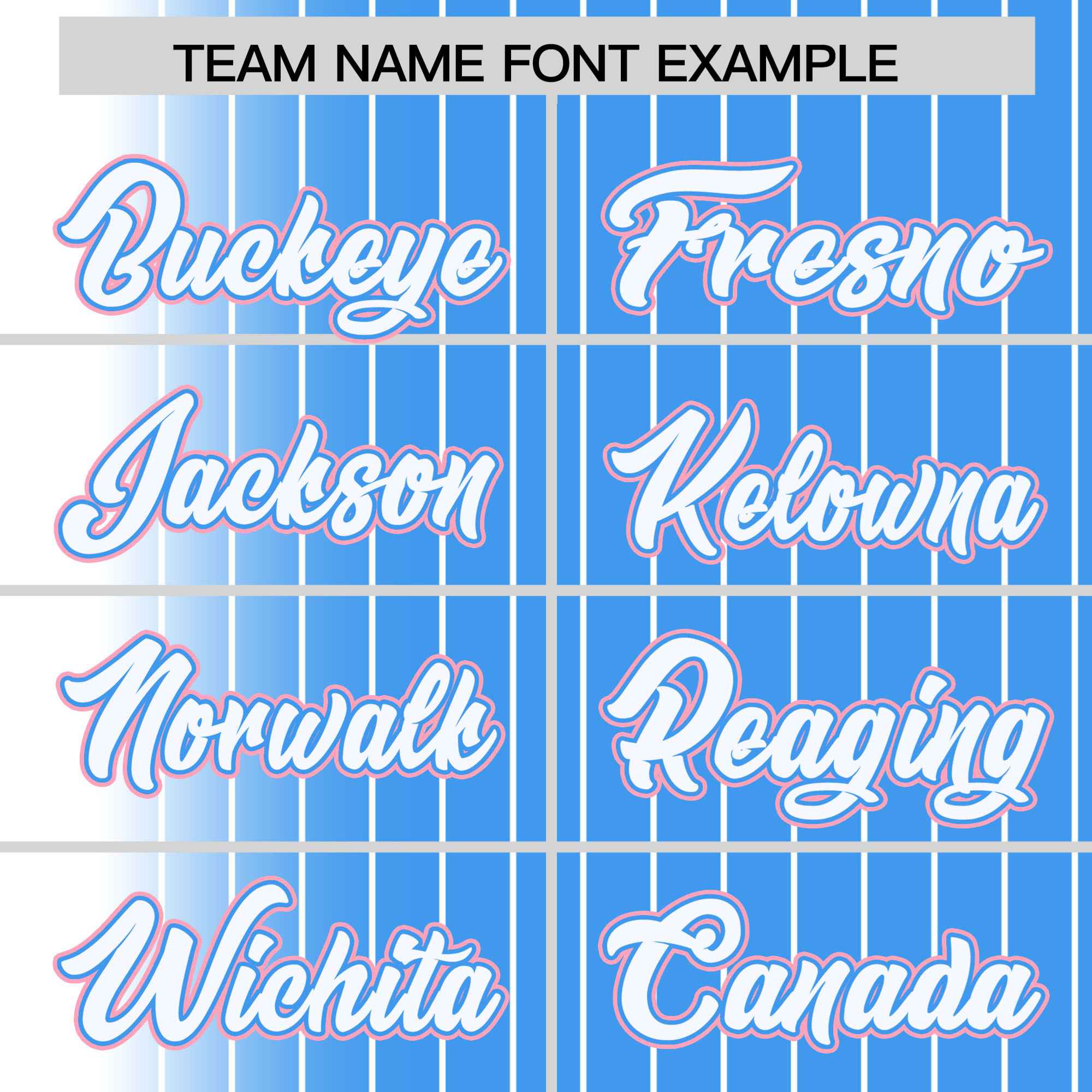 Custom Powder Blue White Pinstripe Powder Blue-White Gradient Fashion Varsity Full-Snap Jacket