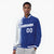 Custom Royal Blue White Pinstripe Royal Blue-White Gradient Fashion Varsity Full-Snap Jacket