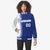 Custom Royal Blue White Pinstripe Royal Blue-White Gradient Fashion Varsity Full-Snap Jacket