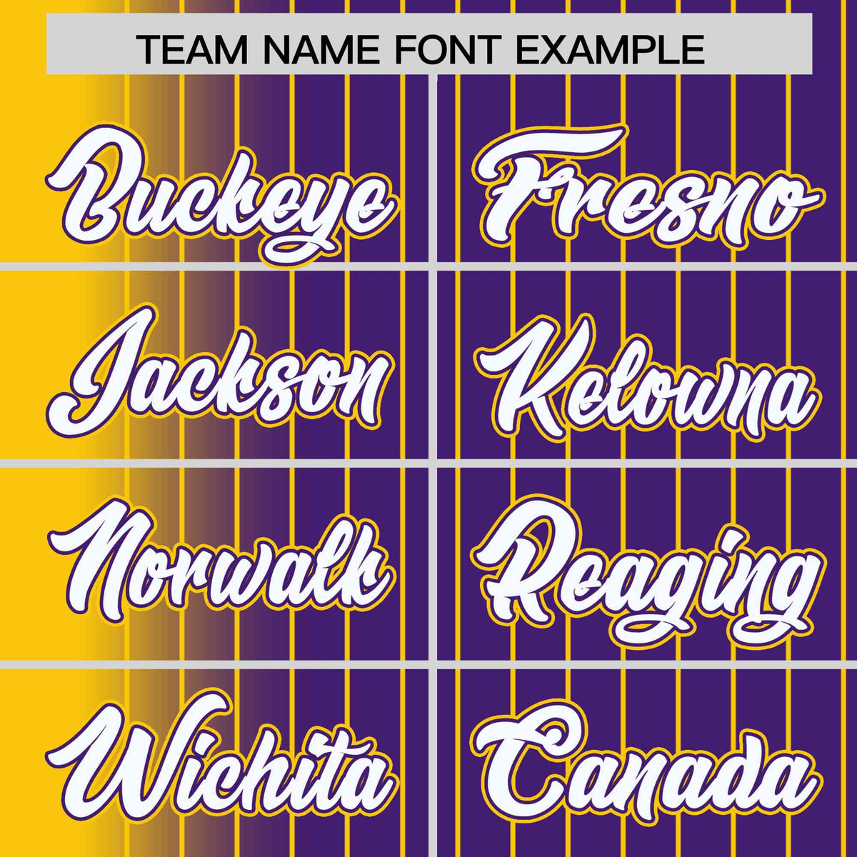 Custom Purple Gold Pinstripe White-Gold Gradient Fashion Varsity Full-Snap Jacket