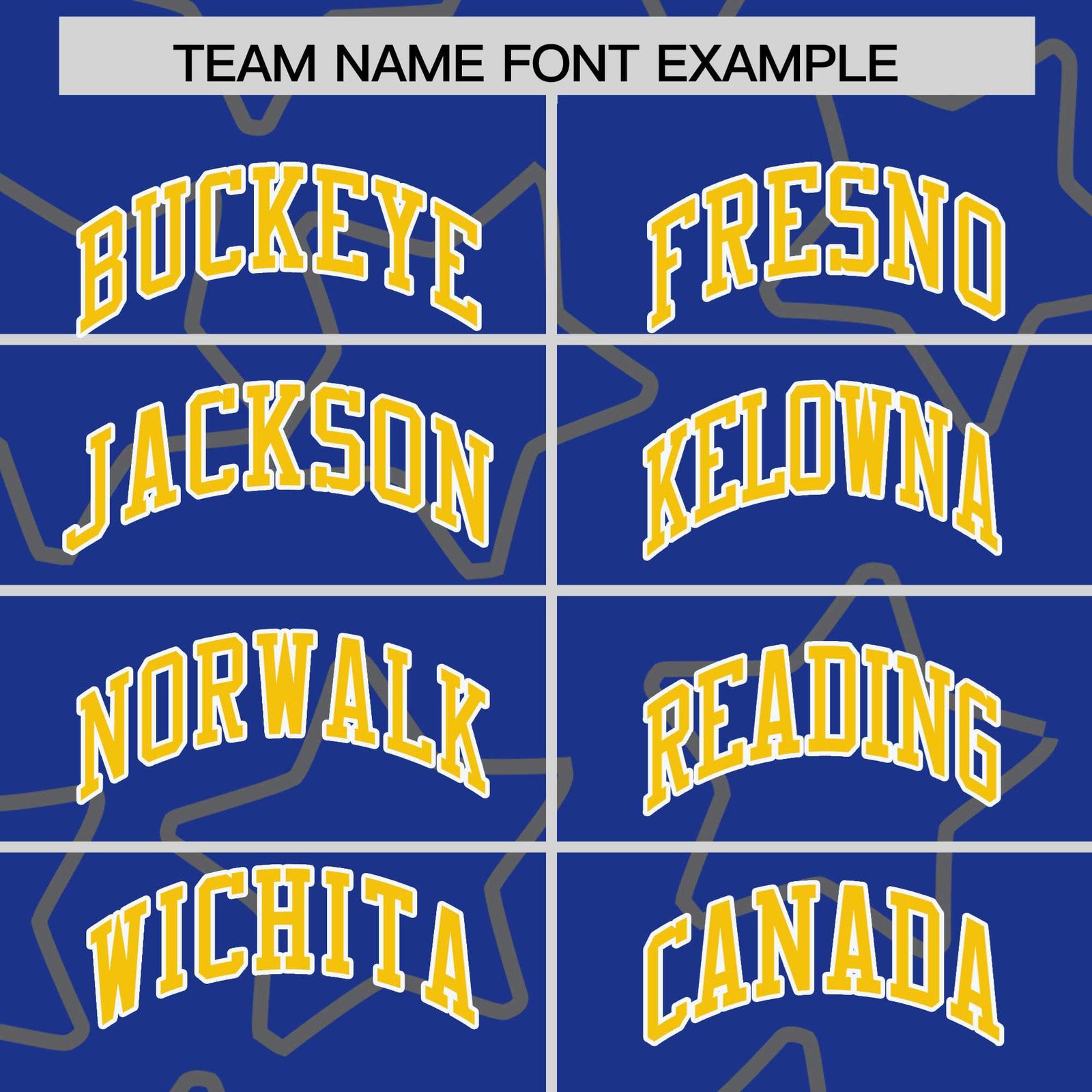 Custom Royal Blue Gold-White Varsity Full-Snap Star Pattern Letterman Baseball Jacket
