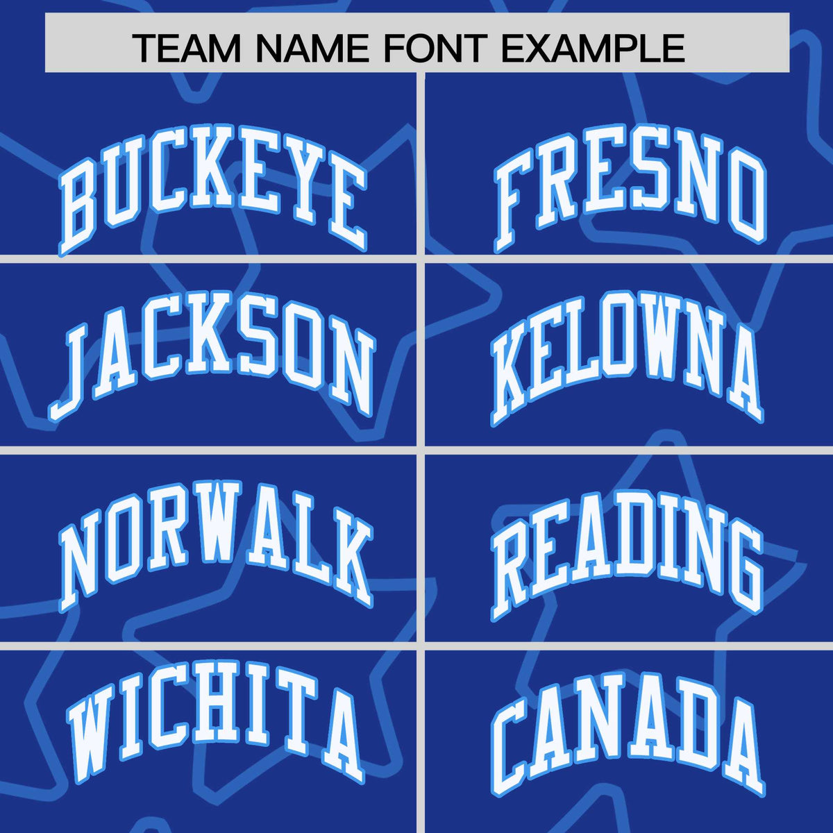 Custom Royal Blue White-Powder Blue Varsity Full-Snap Star Pattern Letterman Baseball Jacket