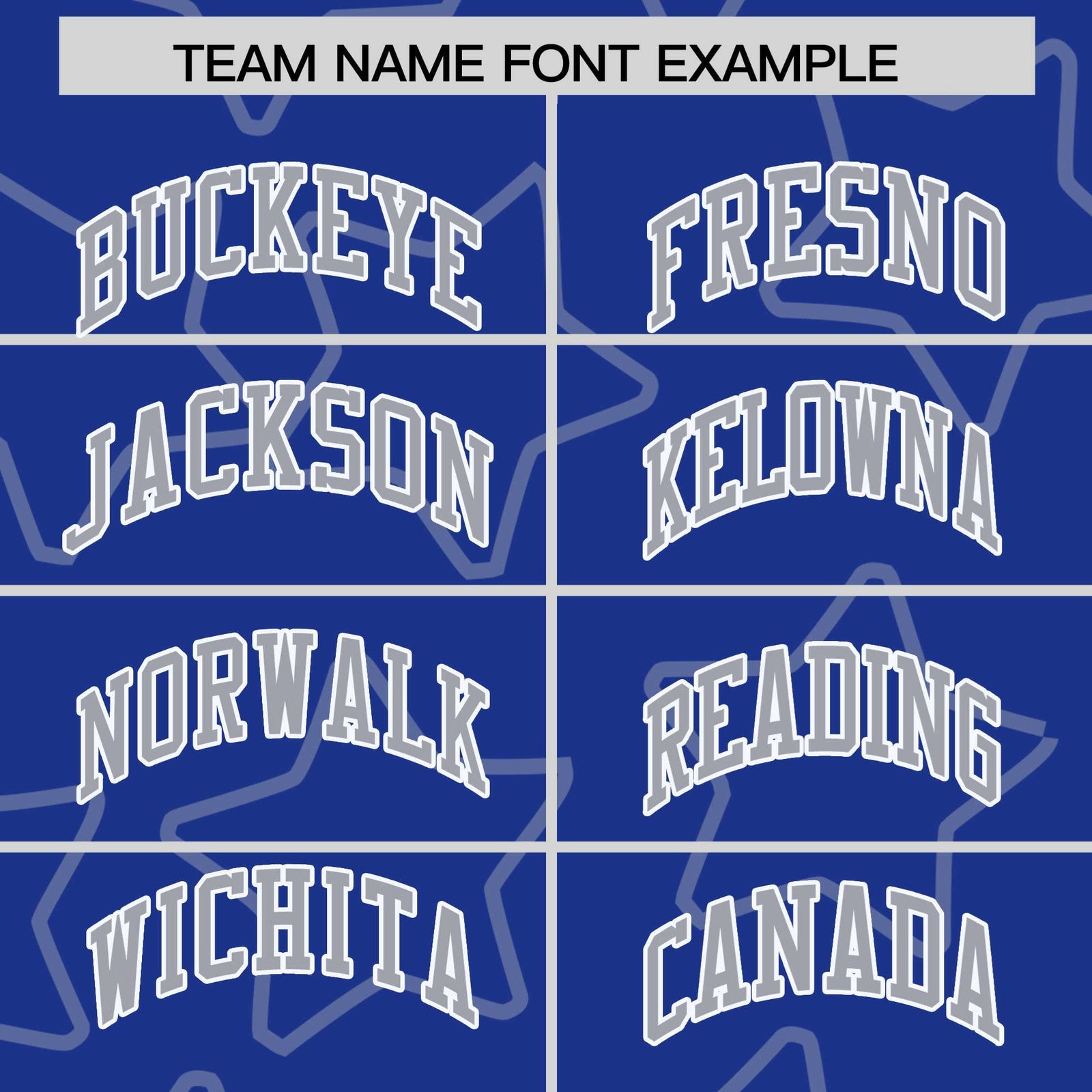 Custom Royal Blue Gray-White Varsity Full-Snap Star Pattern Letterman Baseball Jacket