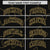 Custom Black Old-Gold Varsity Full-Snap Star Pattern Letterman Baseball Jacket