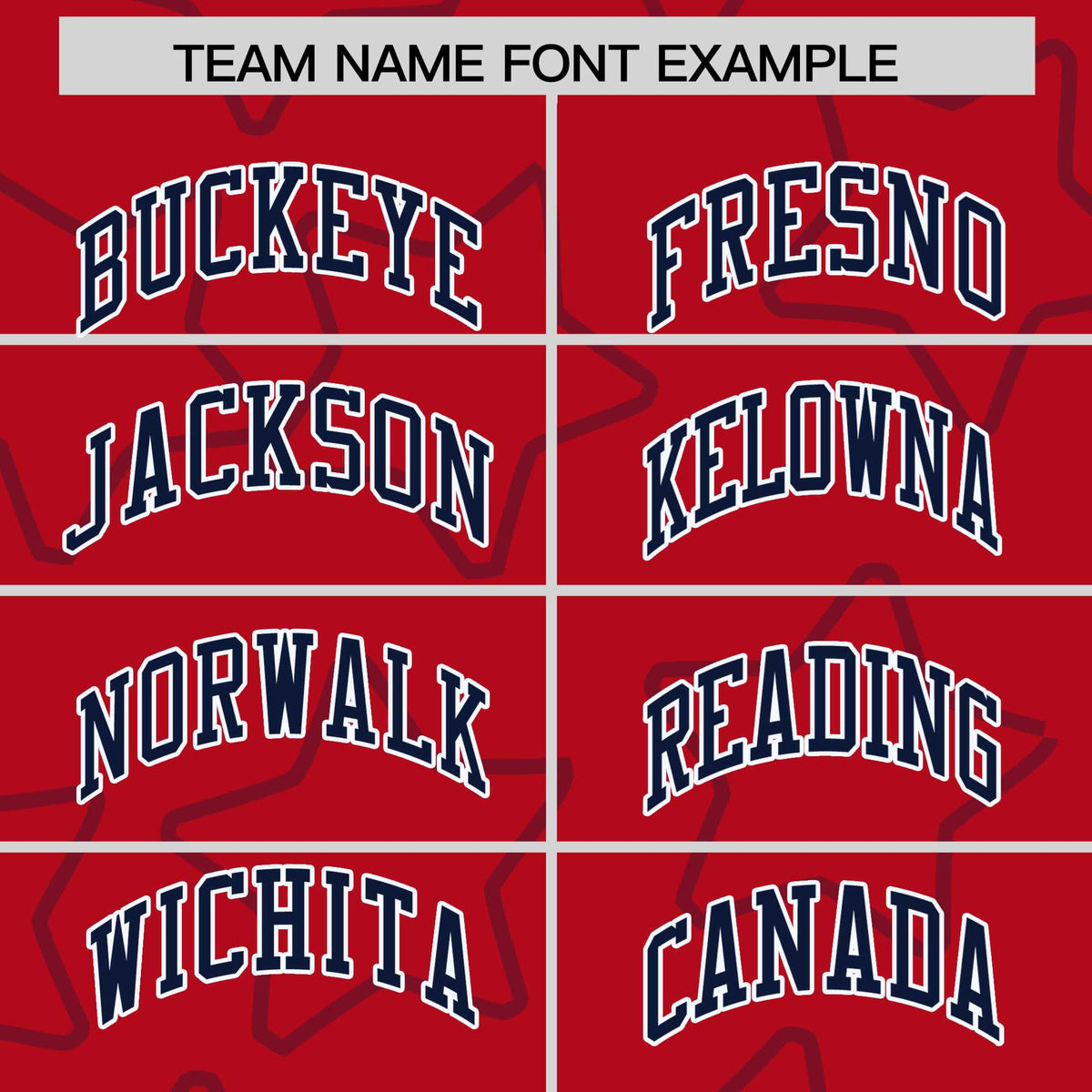 Custom Red Navy-White Varsity Full-Snap Star Pattern Letterman Baseball Jacket