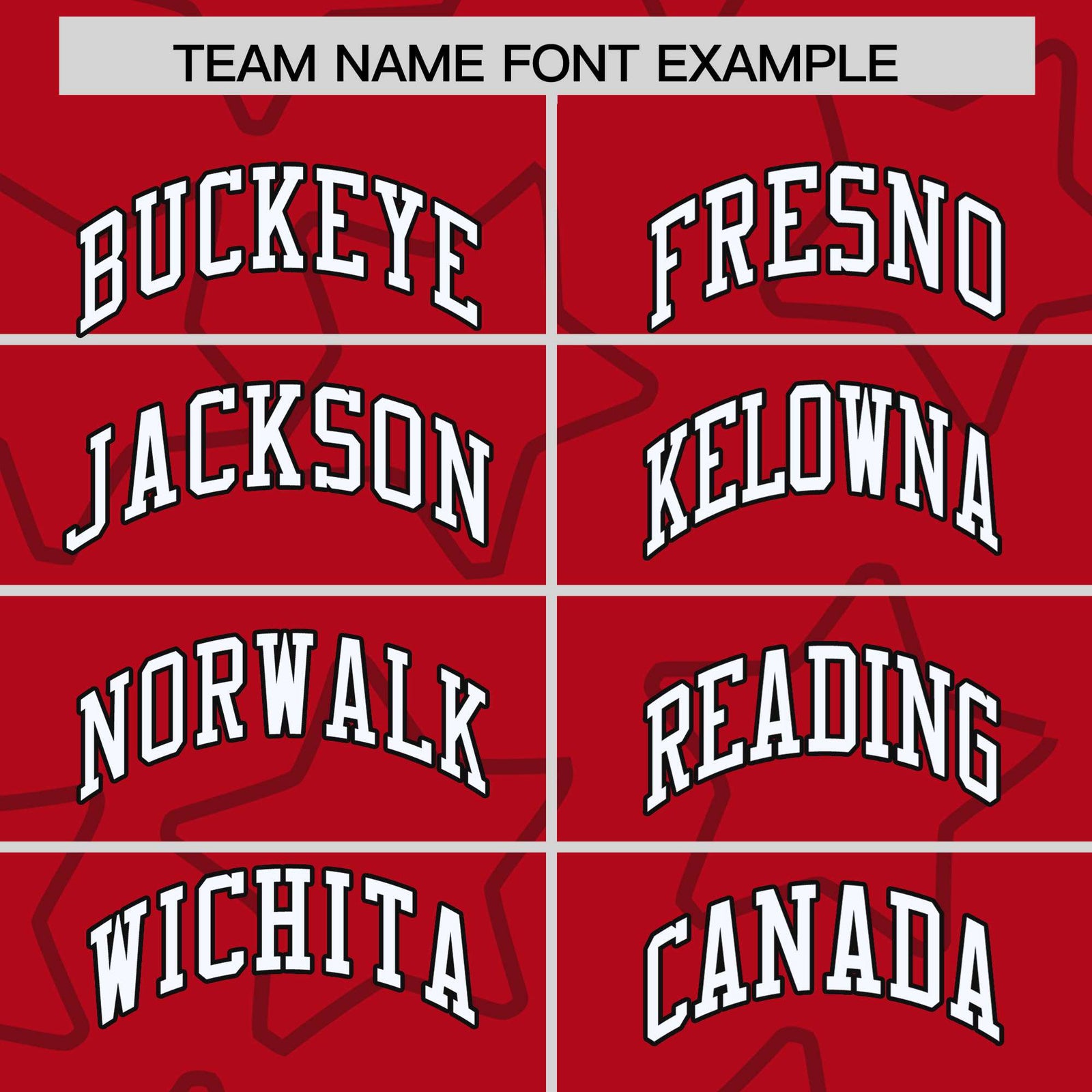 Custom Red White-Black Varsity Full-Snap Star Pattern Letterman Baseball Jacket