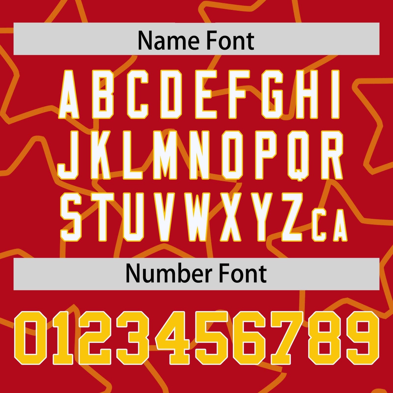 Custom Red Gold-White Varsity Full-Snap Star Pattern Letterman Baseball Jacket