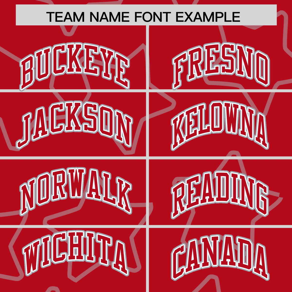 Custom Red Red-White Varsity Full-Snap Star Pattern Letterman Baseball Jacket