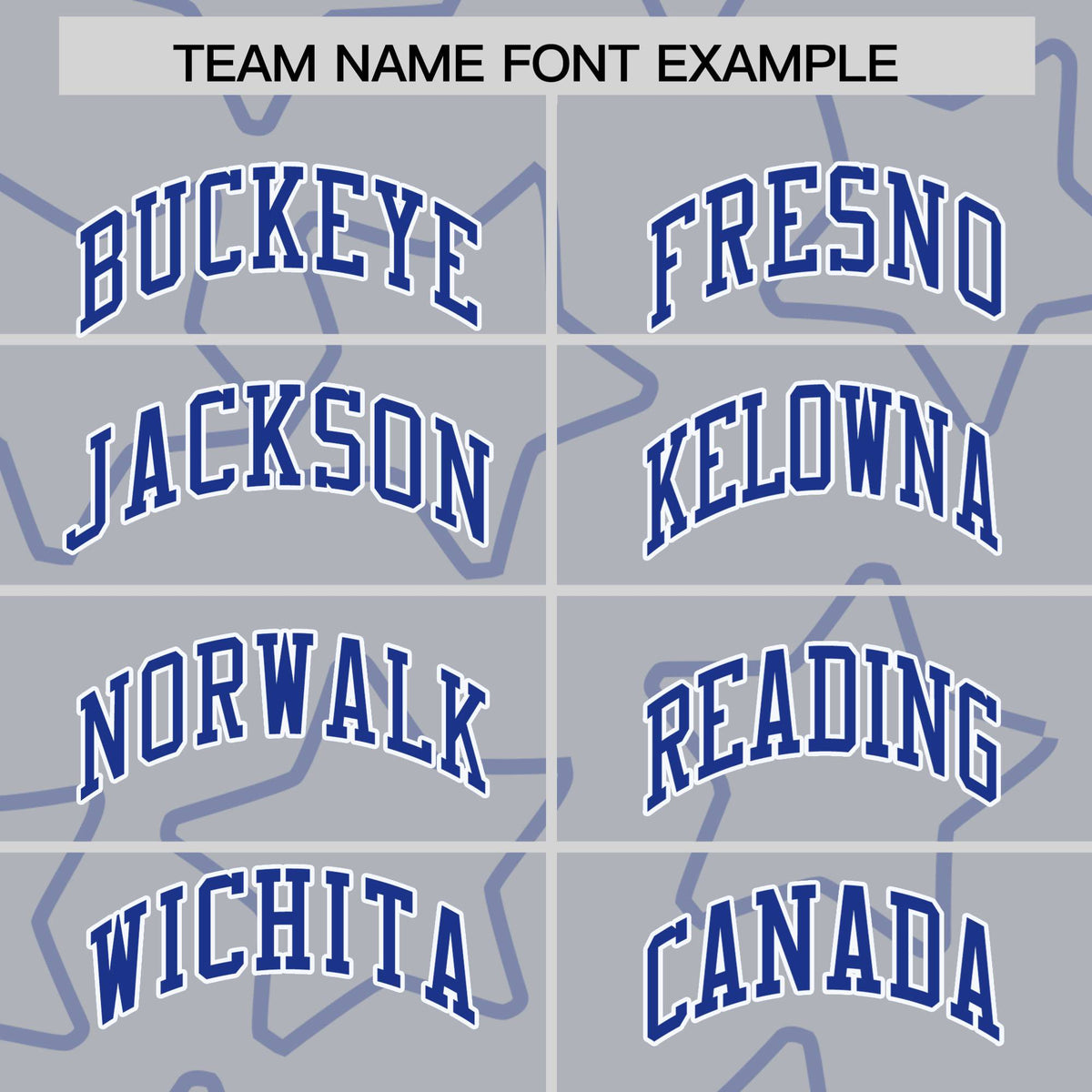 Custom Gray Royal Blue-White Varsity Full-Snap Star Pattern Letterman Baseball Jacket