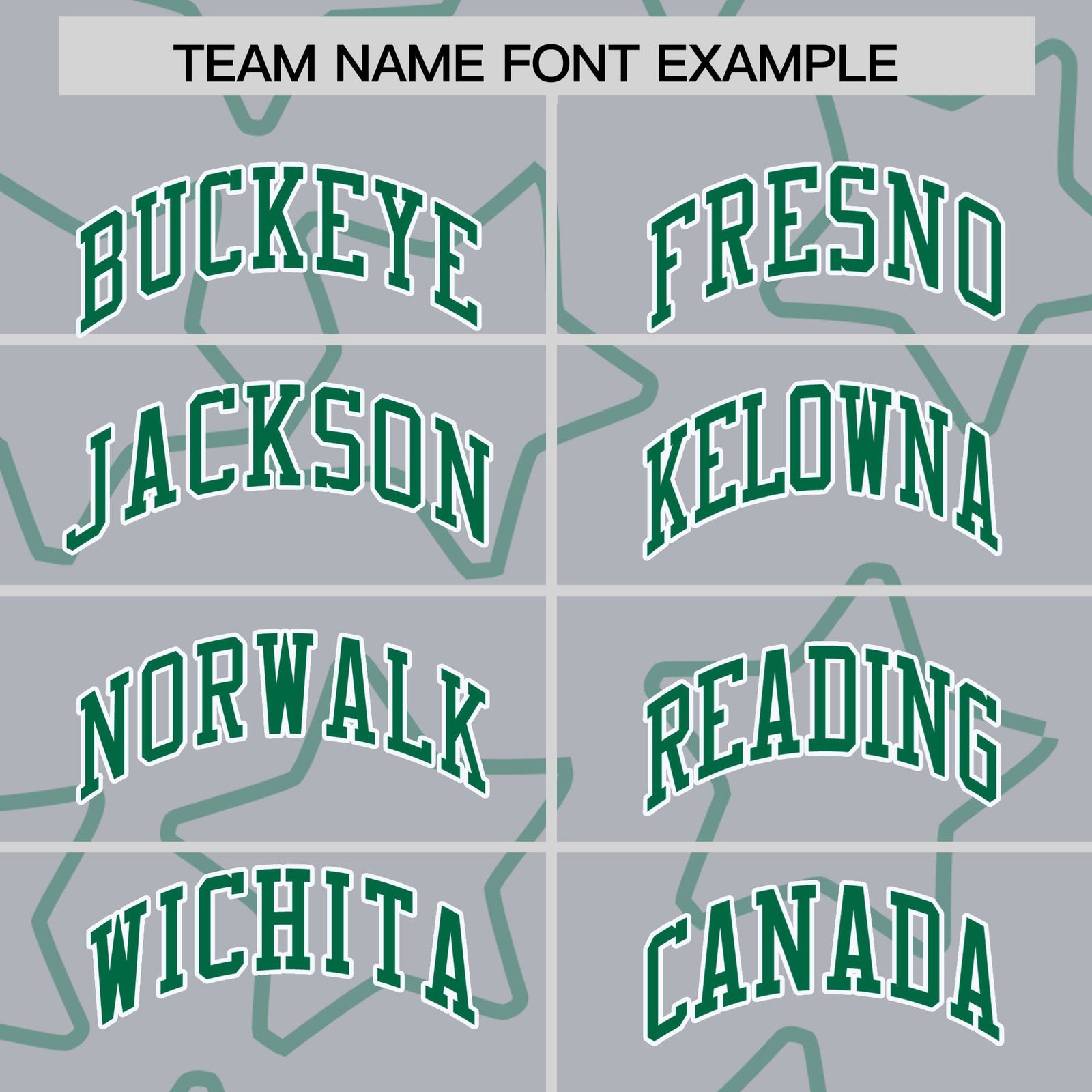 Custom Gray Kelly Green-White Varsity Full-Snap Star Pattern Letterman Baseball Jacket